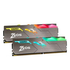 رم دسکتاپ DDR4 تک کاناله 3200 مگاهرتز CL17 کینگ مکس مدل Zeus Dragon RGB ظرفیت 8 گیگابایت